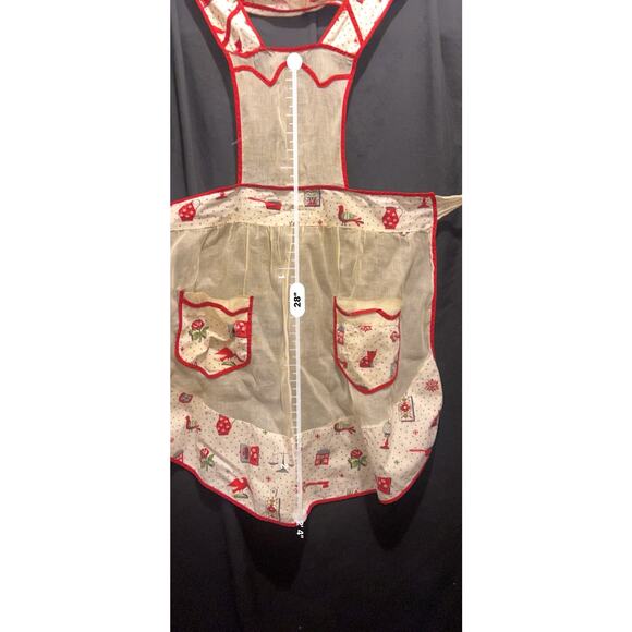 Vintage Handmade Apron - Picture 1 of 6